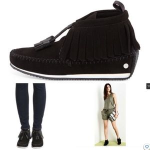 Rag & Bone Ghita Fringe trim tassel booties